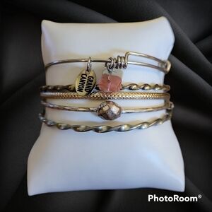 Assorted Metal Bangle Bracelets